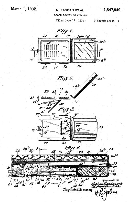 Majestic Brand Compact Mirrors Patents & History The Vintage Compact Shop