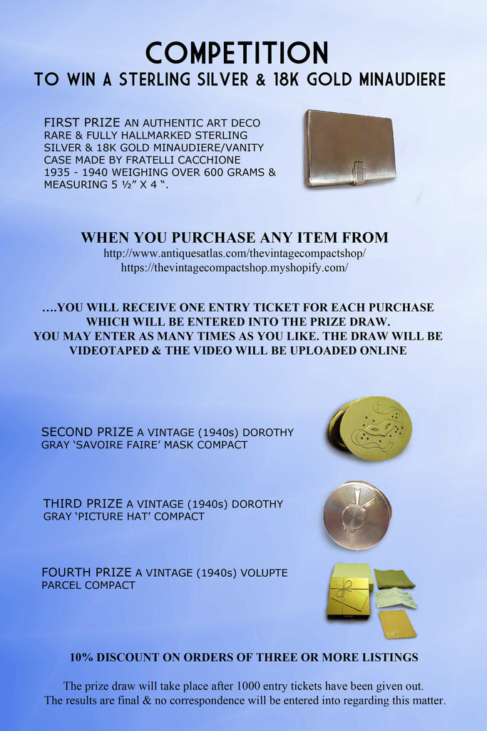 Your chance to win a solid silver minaudiere!