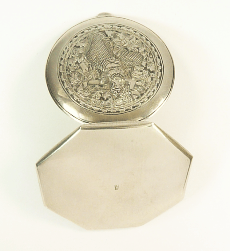 1940s Silver Loose Powder Compact