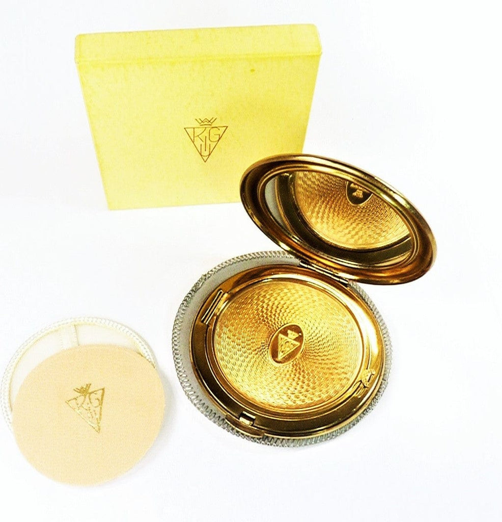 1950s Loose Foundation Compact Mirror