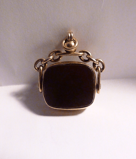 Antique gold fob Victorian fully hallmarked gold fob 50th anniversary gifts for men - The Vintage Compact Shop