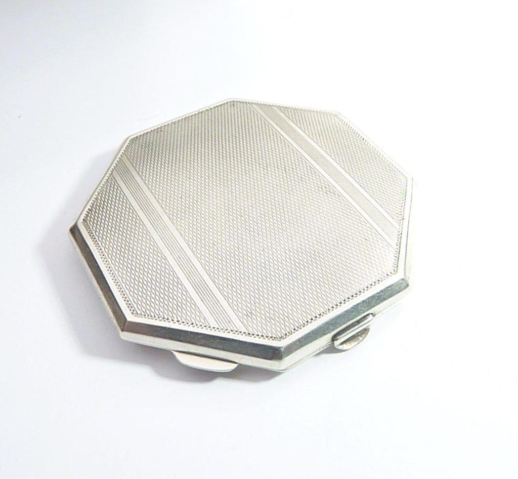 Art Deco Sterling Silver Powder Compact