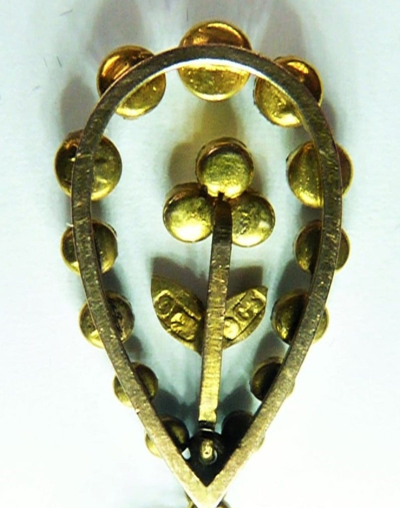 Hallmarked Edwardian Gold Pendant
