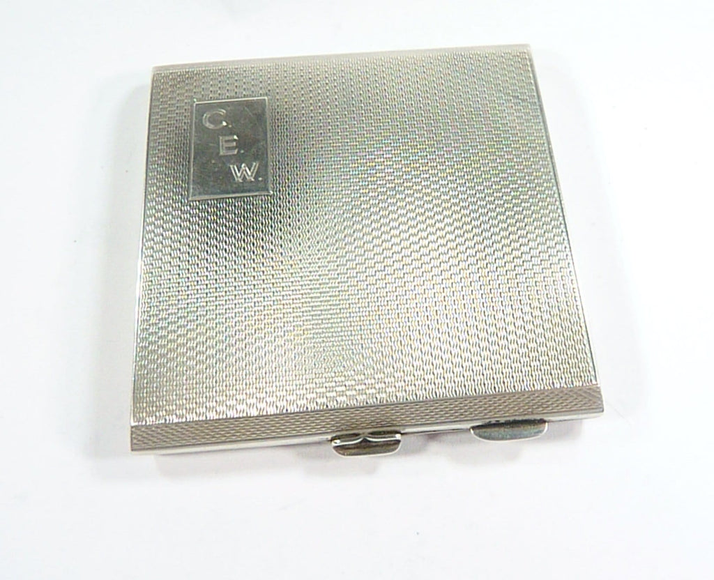 Initials C E W Sterling Compact