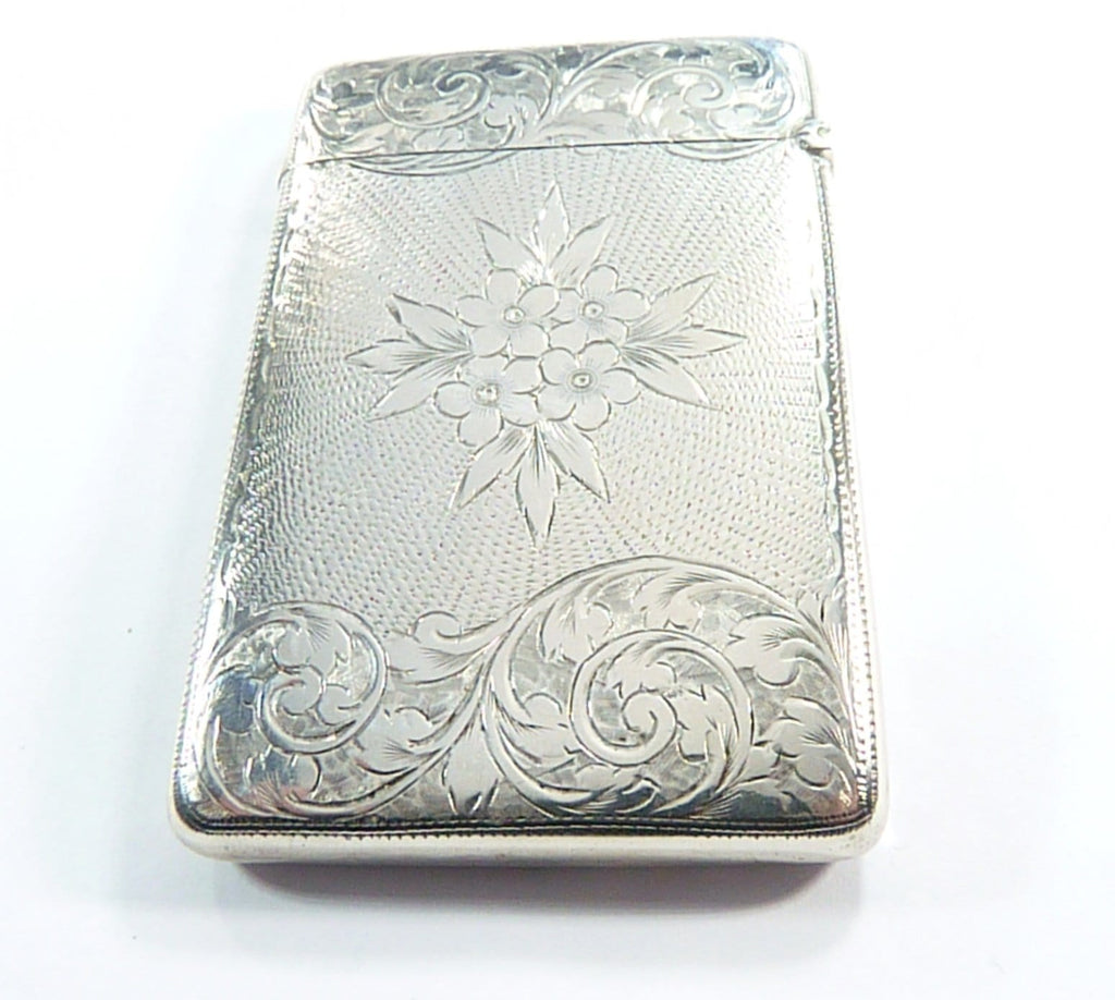 J Gloster Sterling Silver Card Case
