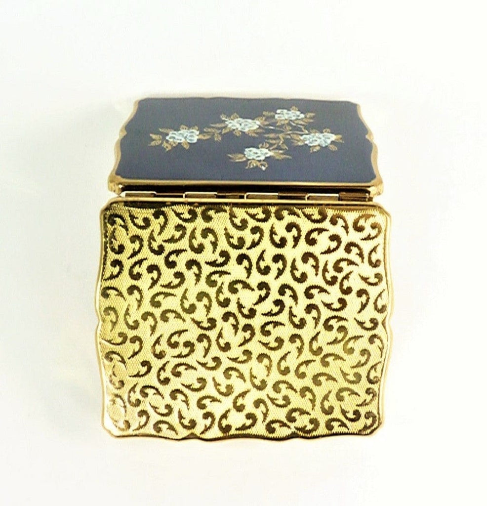Music Box Decorated With Curled Feathers Design
