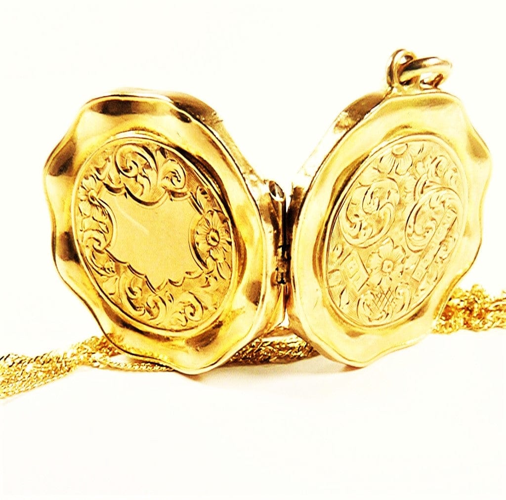 Ornate Hallmarked Gold Locket