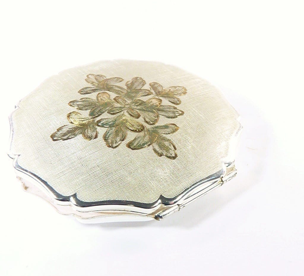 Silver And Gold Pattern Compact
