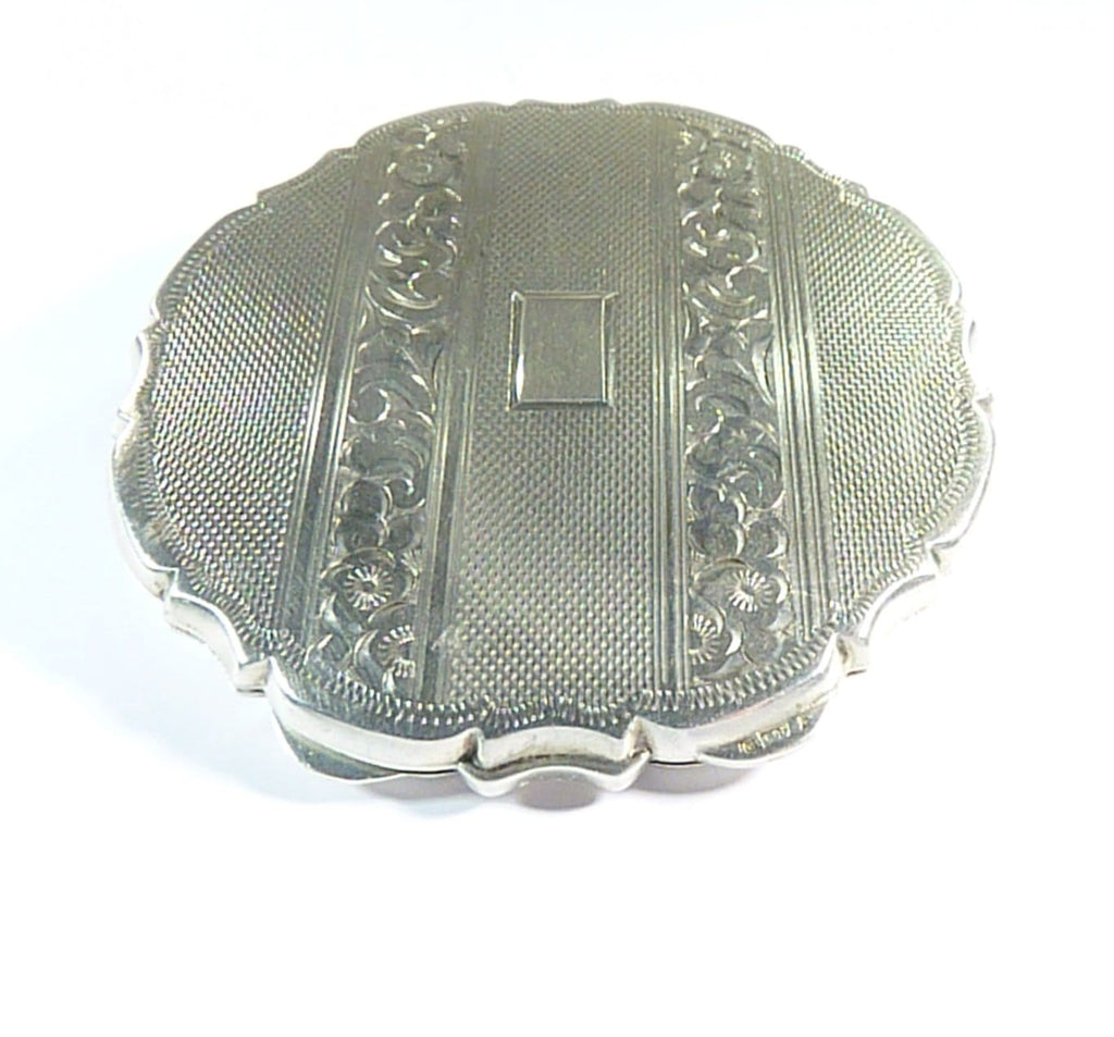 Silver Ladies Handbag Mirror