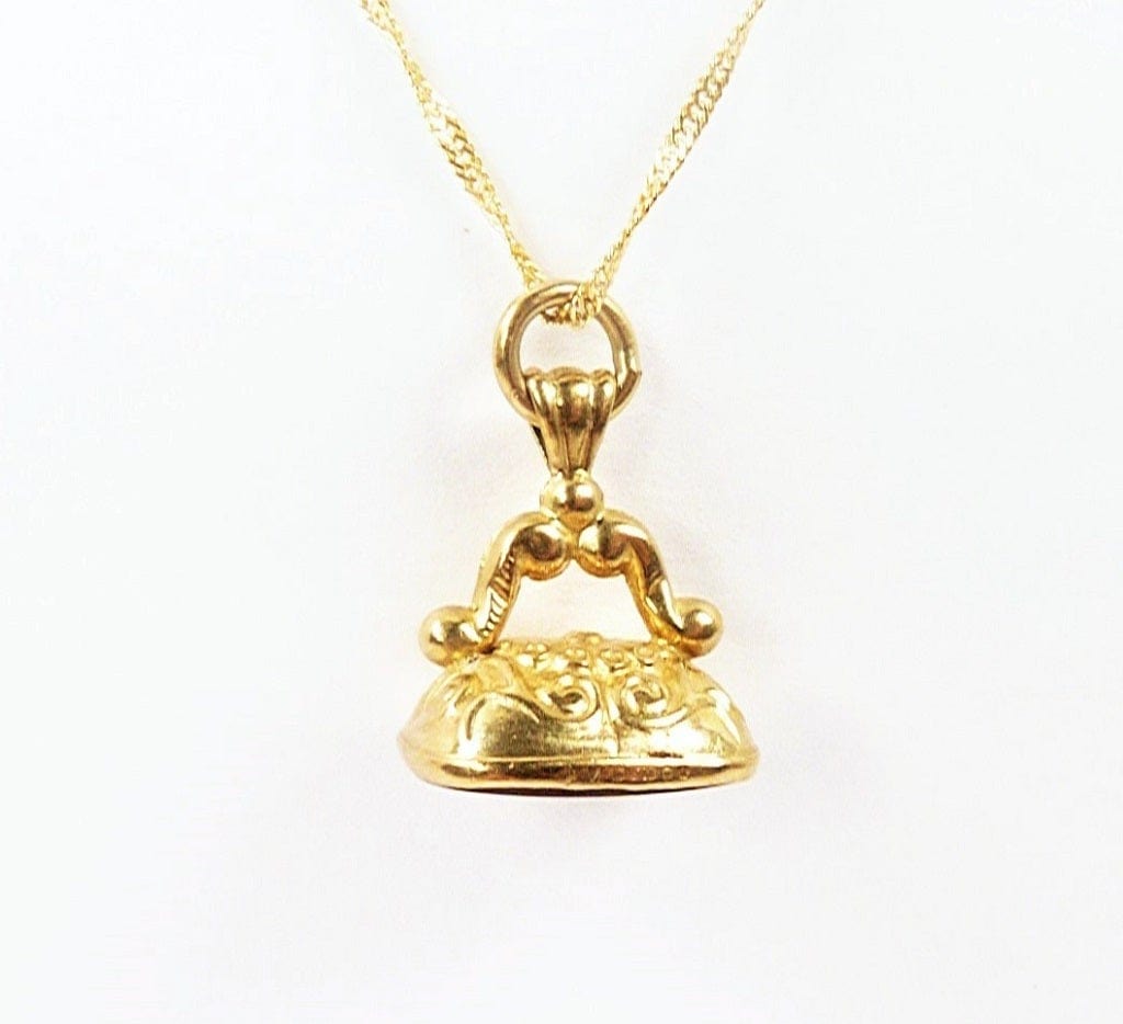 Solid Gold Antique Fob