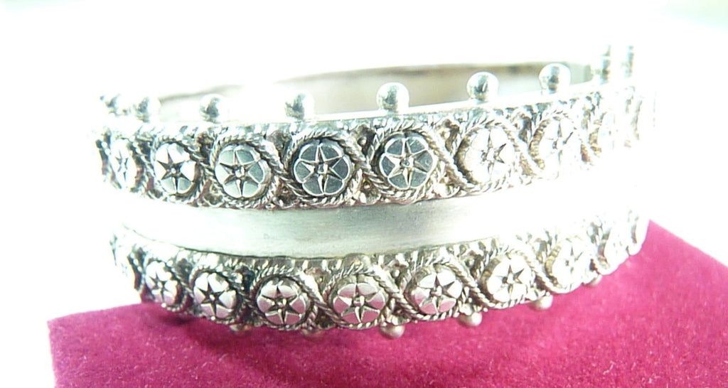 Solid silver Victorian bracelets fully hallmarked