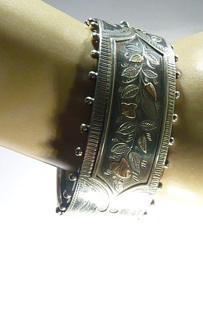 Victorian Silver & Gold Hallmarked Bracelet