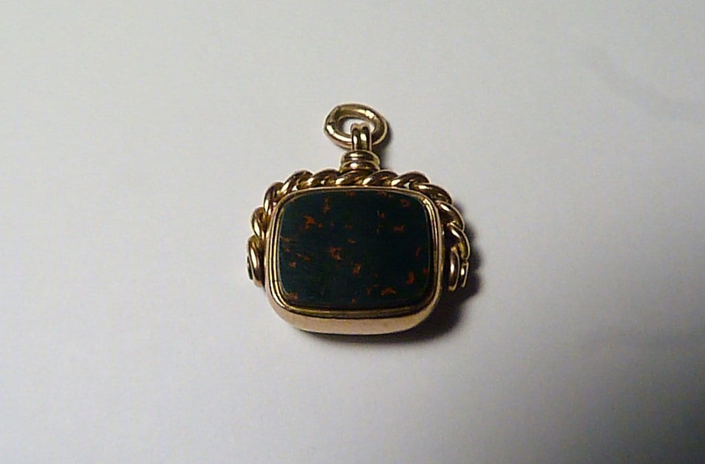 Victorian gold fobs classic bloodstone