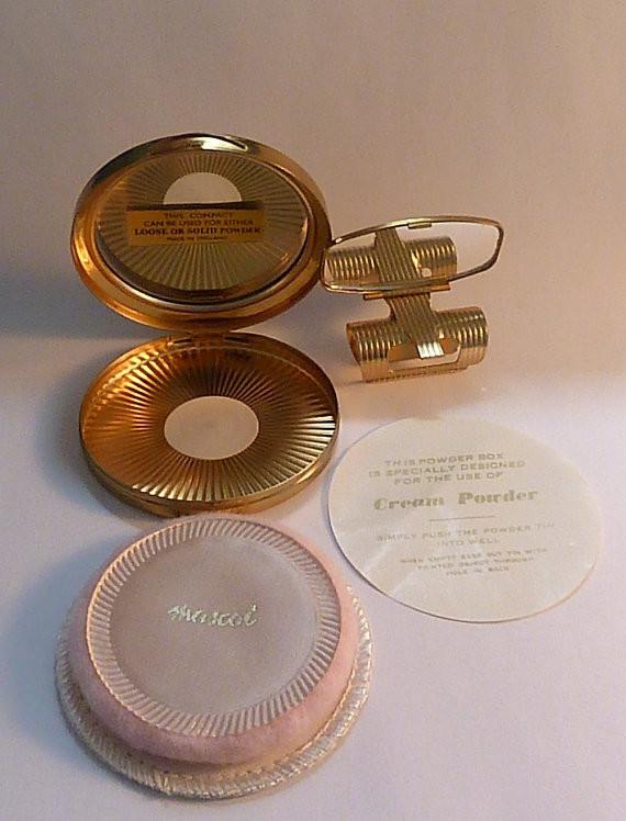 Vintage Melissa compact sets vintage bridesmaids gifts free world wide shipping - The Vintage Compact Shop