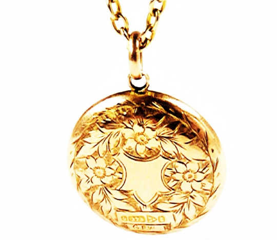 G.E. Walton & Co. Ltd. Gold Locket 