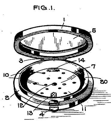 Crisford & Norris Patented Powder Compact Design