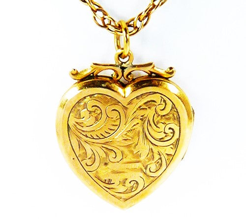 Giveaway Competition To Win An Antique Gold Locket Necklace