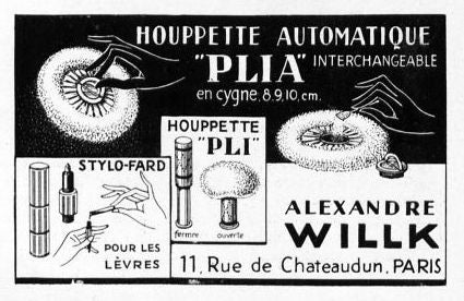 Houppette Pli Antique Powder Puff