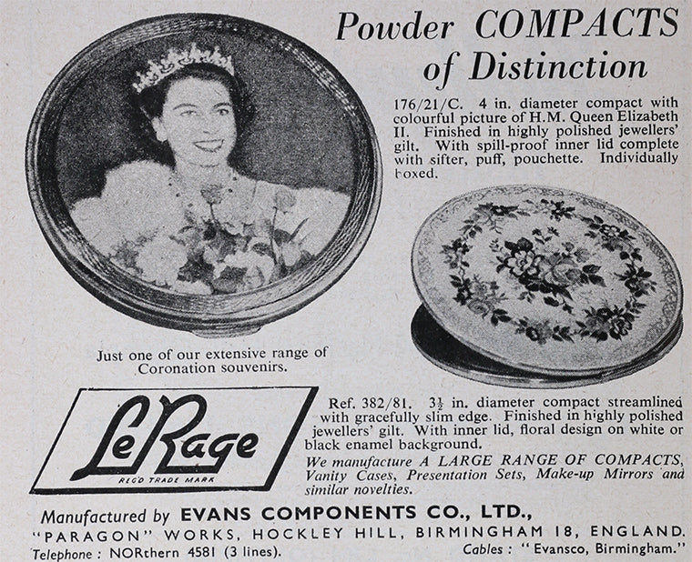 Le Rage Powder Compacts, History, Patents & Advertisements – The ...