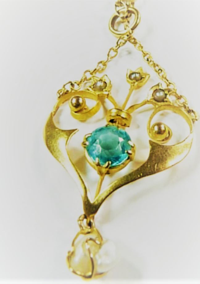 Giveaway To Win A Hallmarked Gold Seed Pearl Pendant With Necklace