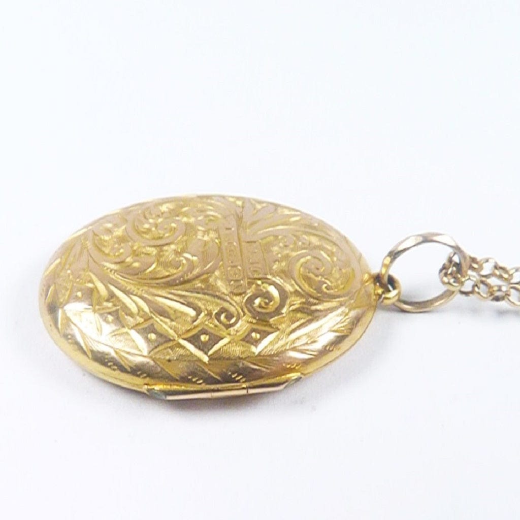 1900s English Gold Locket