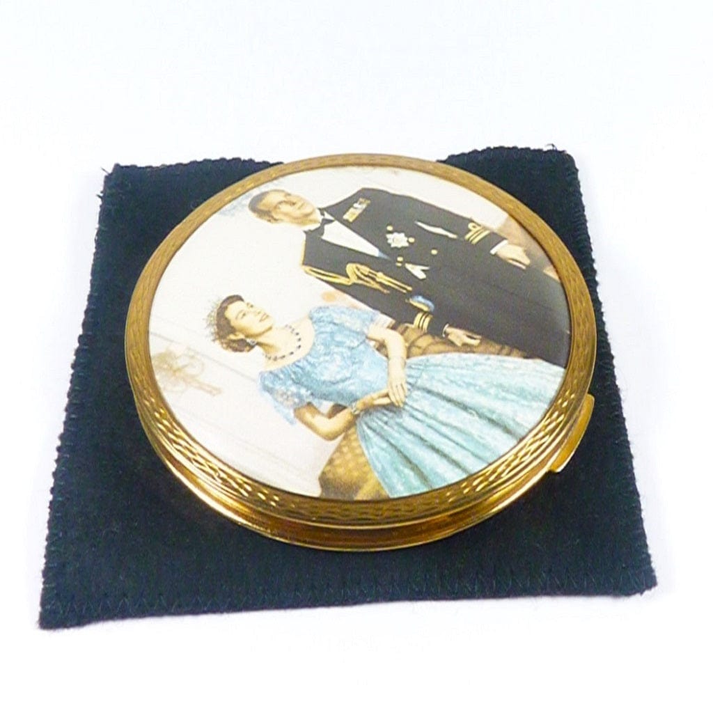 1953 Coronation Souvenir Stratton Compact Mirror
