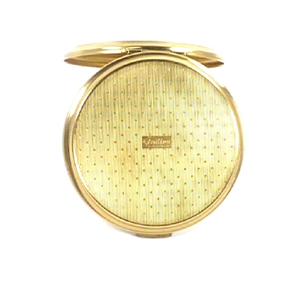 1970s Pressed Foundation Compact Mirror