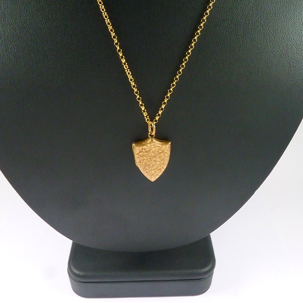 375 Gold Locket Necklace