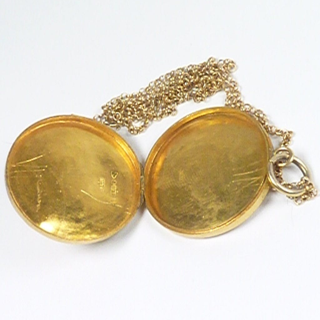 9ct Gold Locket Necklace