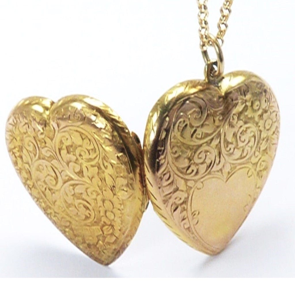Solid Gold Pendant Necklace