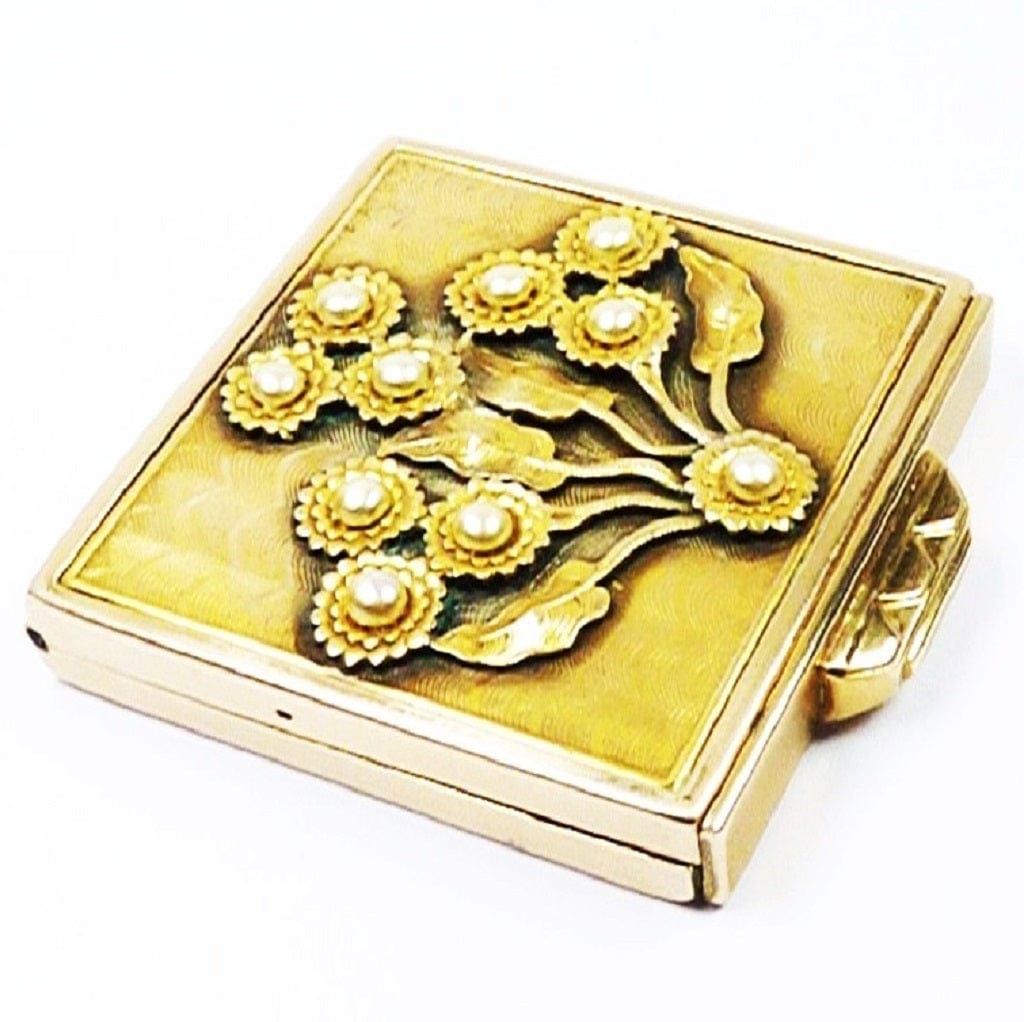 Antique Art Deco Compact Mirror