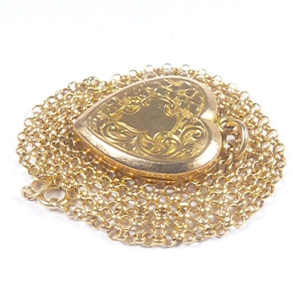 Antique Gold Mourning Locket