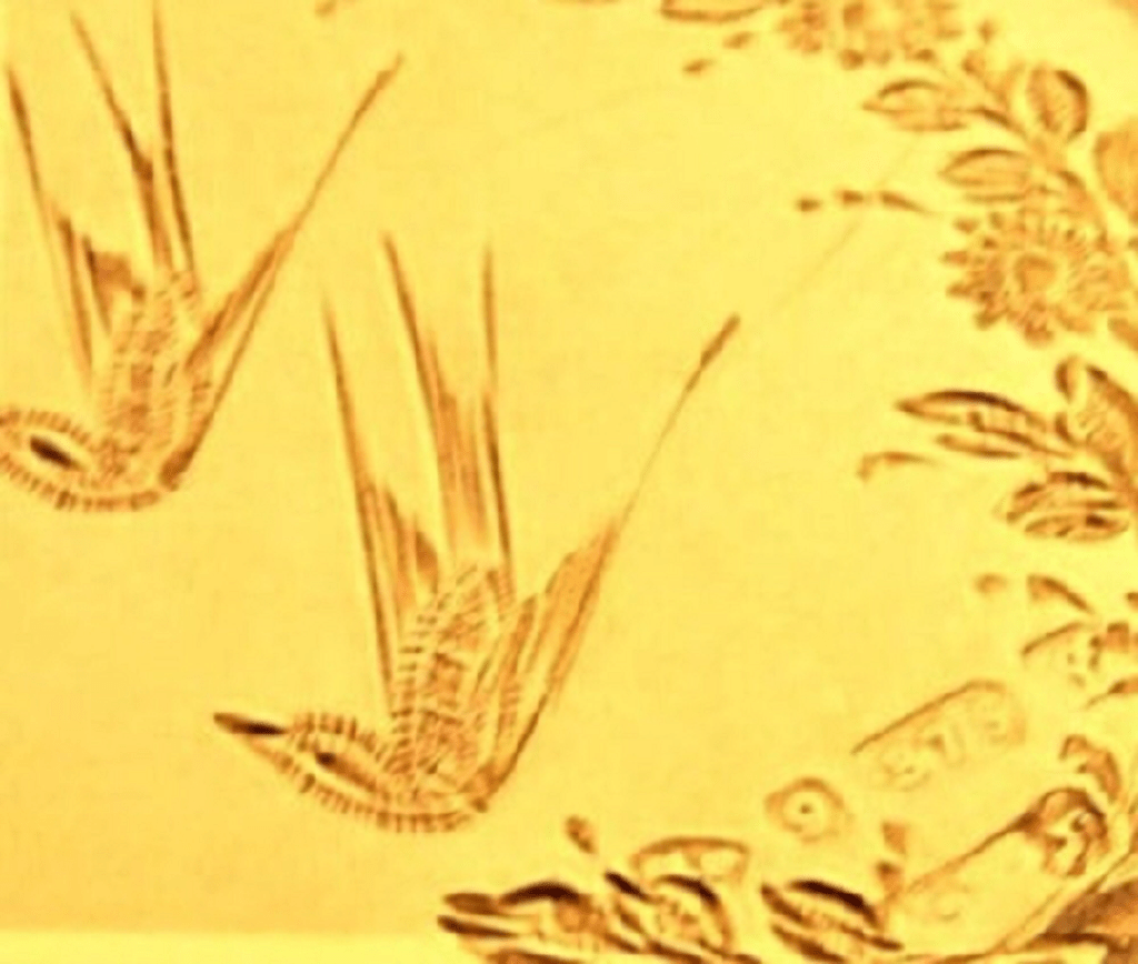 Antique Gold Hallmarked Swallow Locket