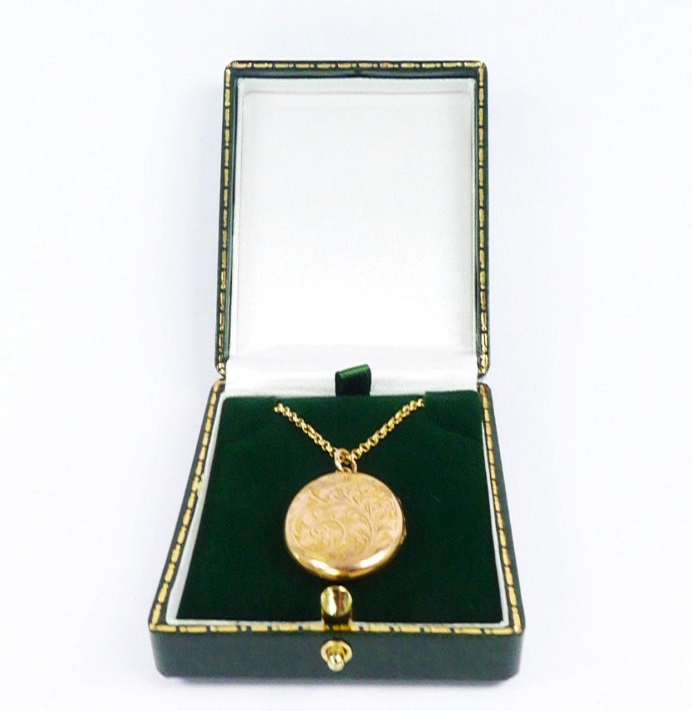 Antique Rose Gold Pendant Necklace