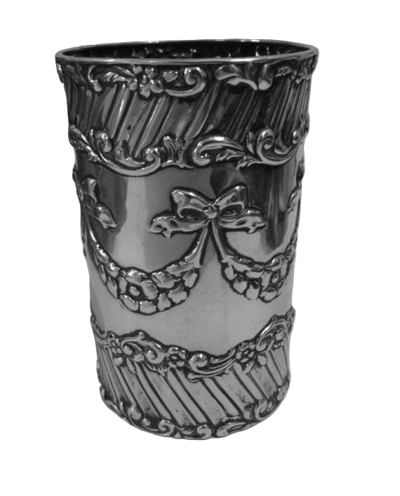 antique silver wine sleeve