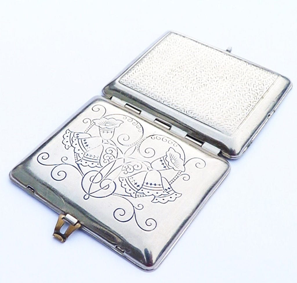 Vintage Bluebell Compact Mirror