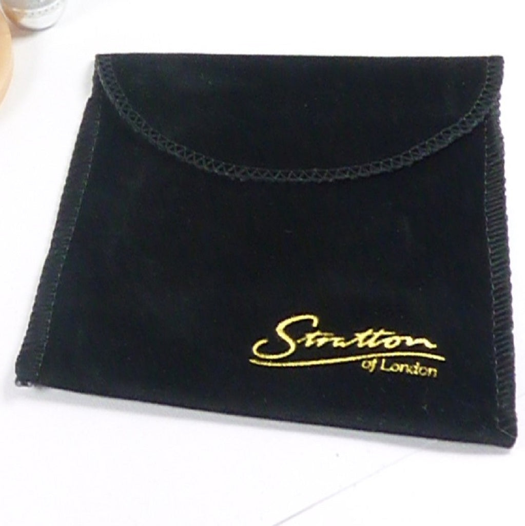 Black And Gold Stratton Brand Pouch