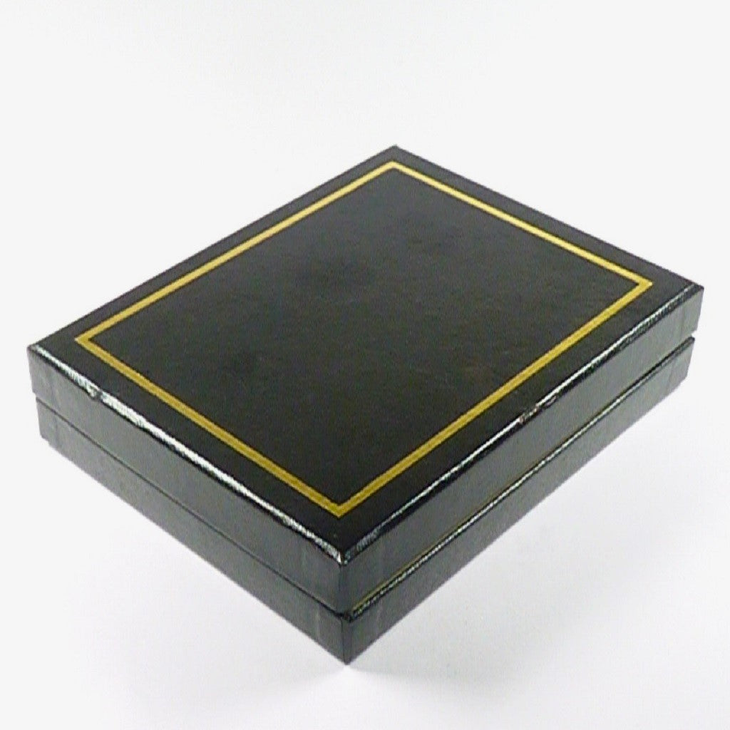 Black and Gold Vanity Set Box