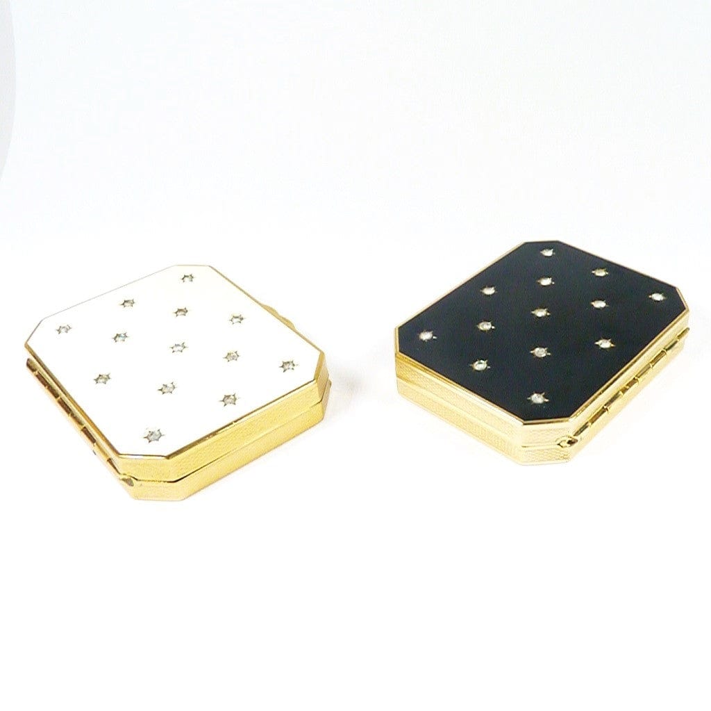 Black And White Purse Mirror Compacts
