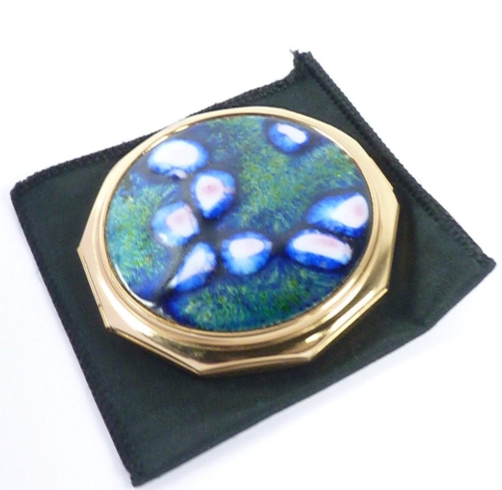 BLUE Ceramic Stratton Compact