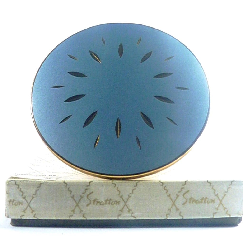 Blue Stratton Powder Compact