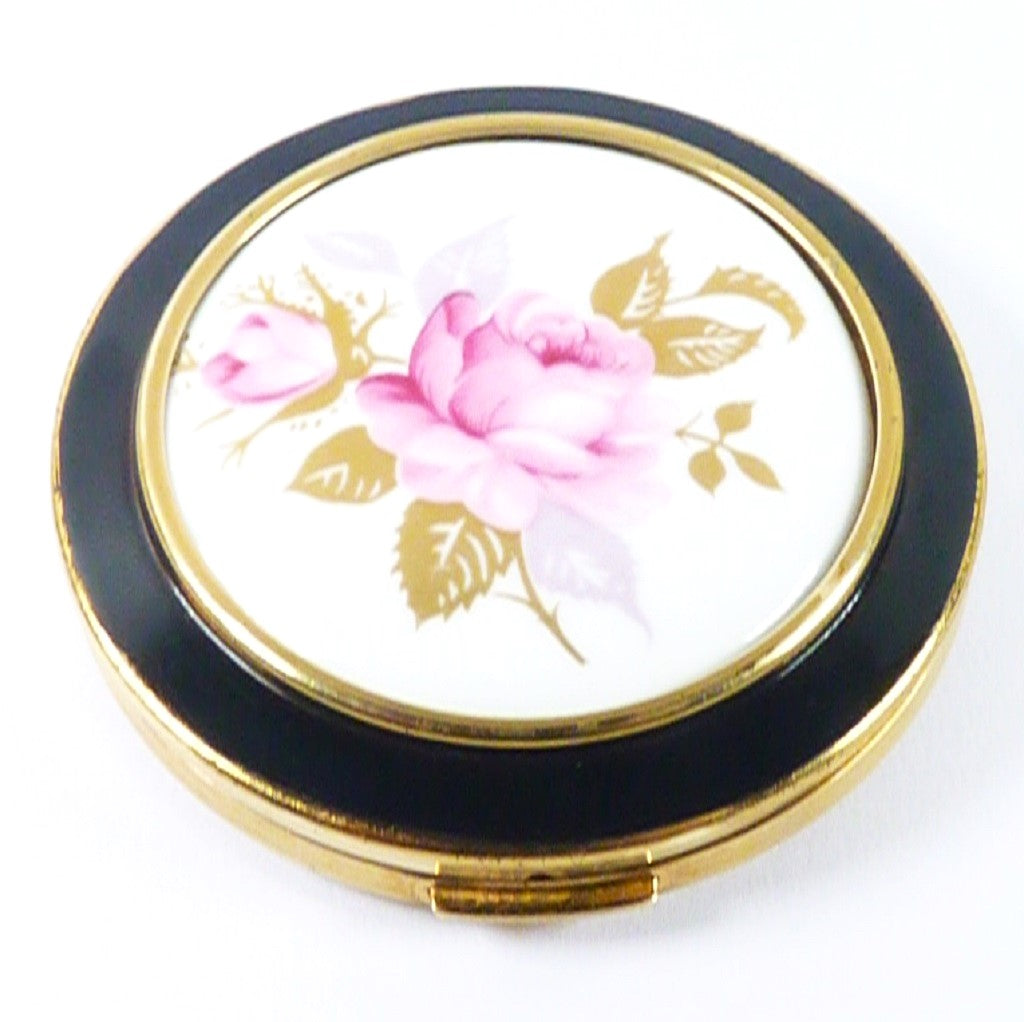 Bone China Vintage Regent Of London Powder Compact