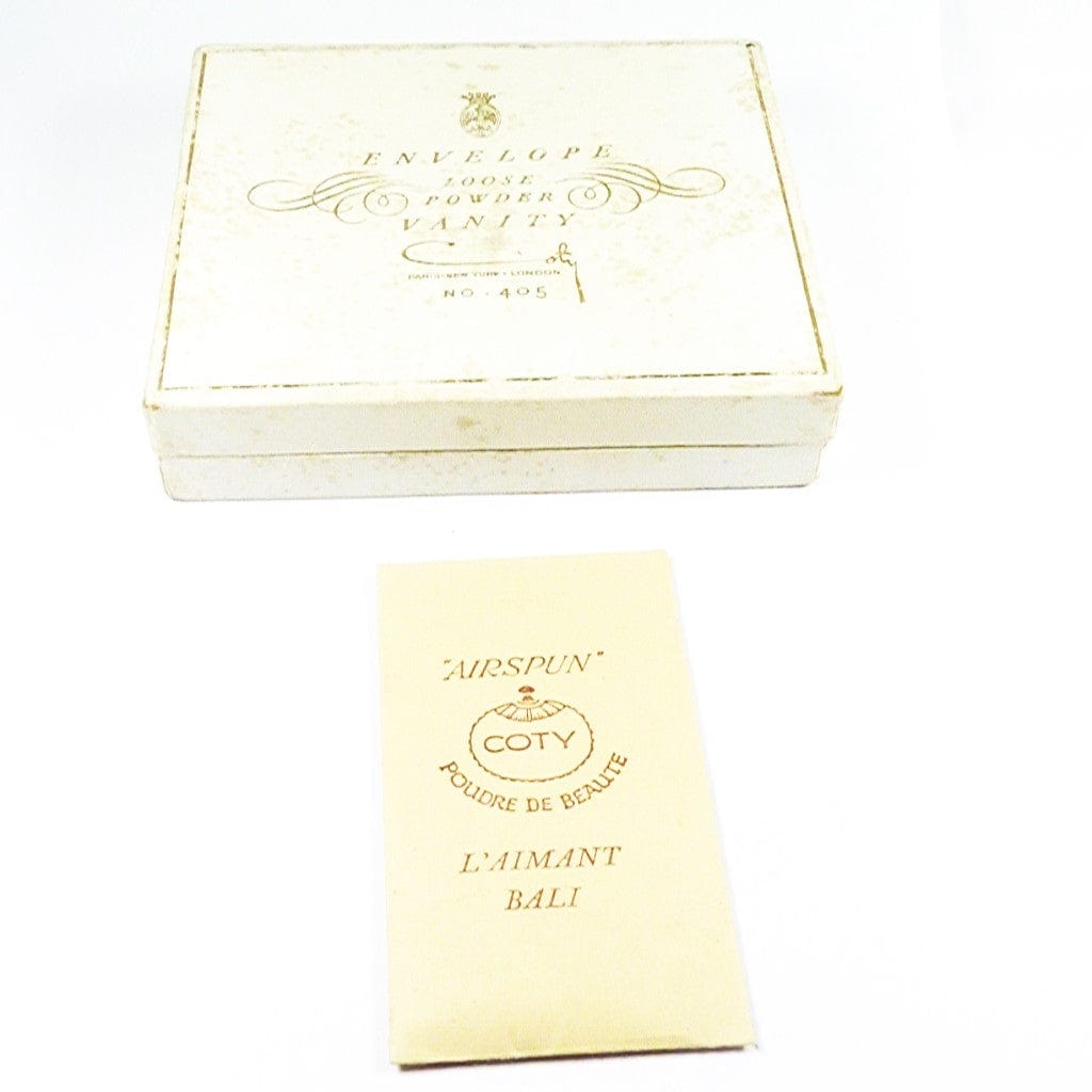 Box And Face Powder For Coty Envelope Compact Mirror
