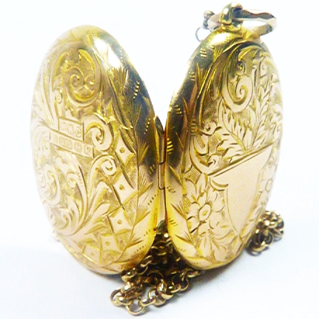 British Antique Gold Locket