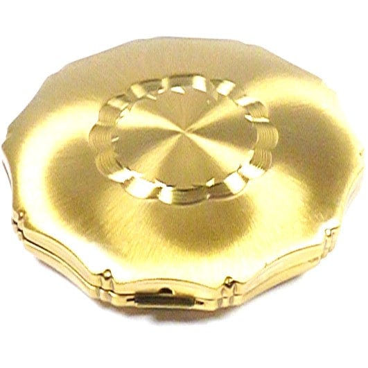 Bronze Enamel Kigu Compact Mirror