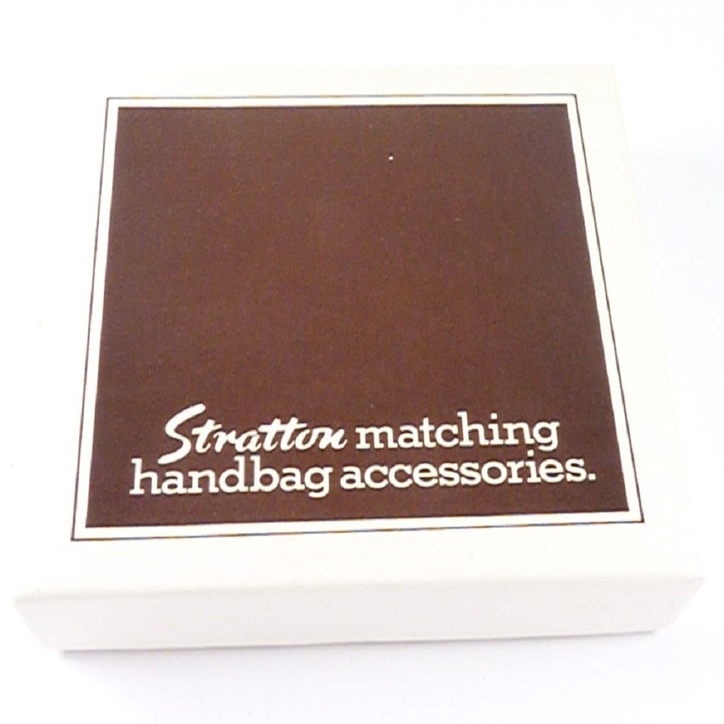 Brown And White Stratton Compact Brand Box