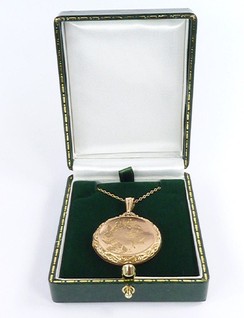 Cased Solid Gold Mourning Locket