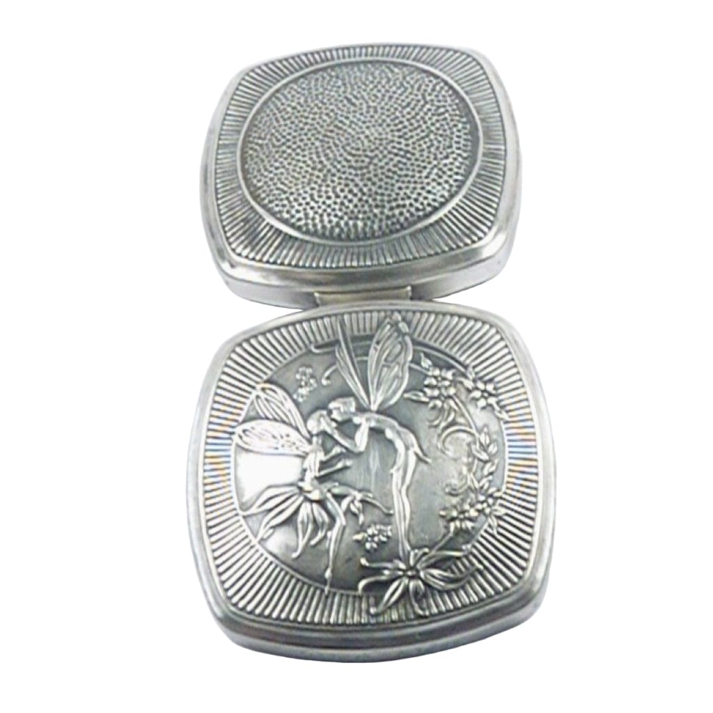 Djer Kiss Antique Fairy Compact 1925