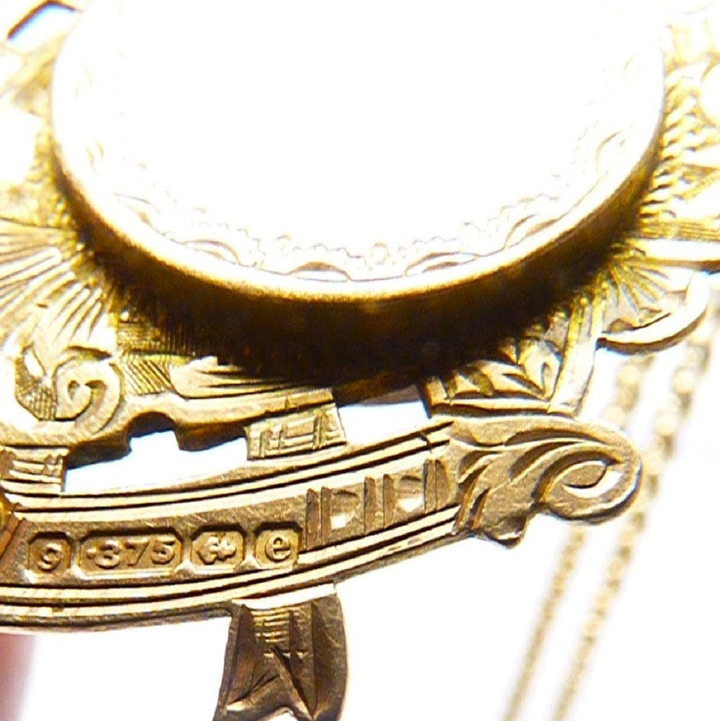 Edwardian Gold Locket Necklace