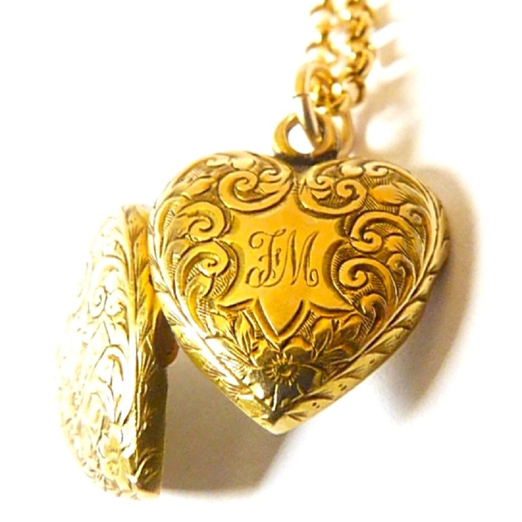 FM JM TM Initialled Locket